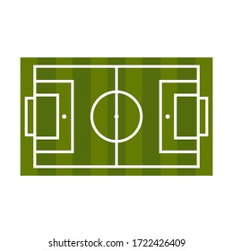 vector illustration cartoon graphic icon of soccer field tactical 
