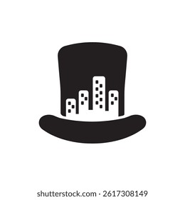 vector illustration of a cartoon hat