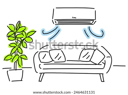 vector illustration of cartoon house