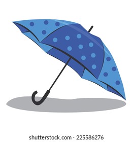 Vector illustration cartoon icon umbrella