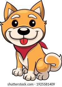 Vector illustration of cartoon joyful corgi dog.
Baby picture