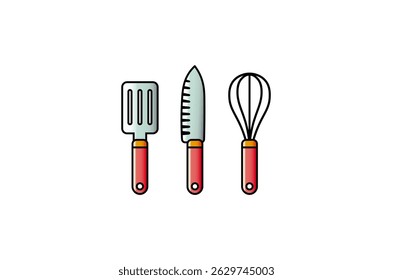 Vector illustration of cartoon kitchen appliances	