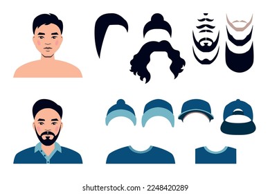 41 Asian Man Nice Hair Stock Vectors, Images & Vector Art | Shutterstock
