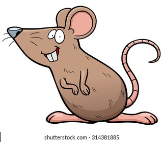 vector illustration cartoon rat 260nw 314381885