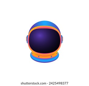 Vector illustration of cartoon space suit