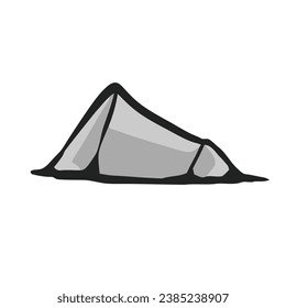 Vector illustration of cartoon stones.