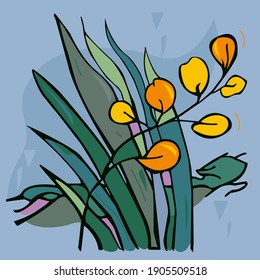 Vector illustration in cartoon style