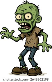 Ilustração vetorial de Zumbis em desenho animado