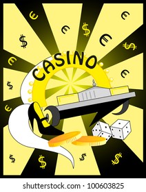 Vector illustration: casino