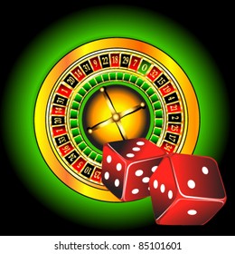 vector illustration of casino