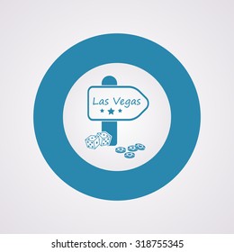 Vector illustration of casino and gambling icon