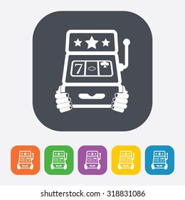 Vector illustration of casino and gambling icon