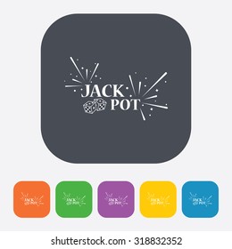Vector illustration of casino and gambling icon