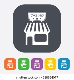 Vector illustration of casino and gambling icon