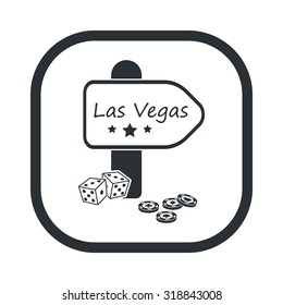 Vector illustration of casino and gambling icon