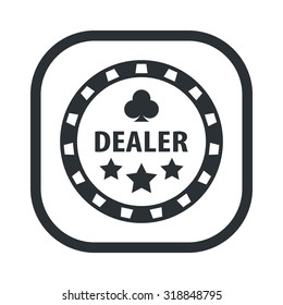 Vector illustration of casino and gambling icon