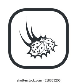 Vector illustration of casino and gambling icon