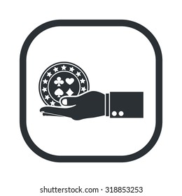 Vector illustration of casino and gambling icon