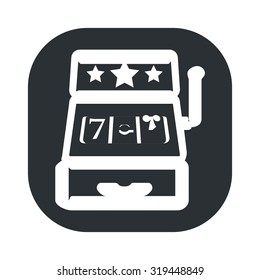 Vector illustration of casino and gambling icon