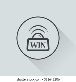 Vector illustration of casino and gambling icon