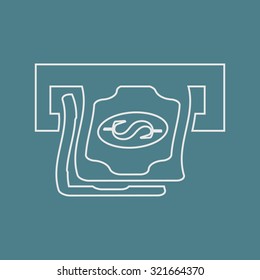 Vector illustration of casino and gambling icon