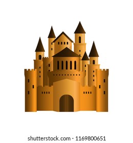 Vector illustration of castle