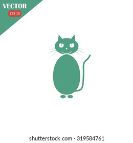 Vector illustration of cat