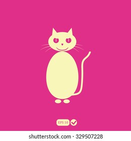 Vector illustration of cat
