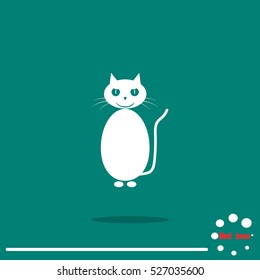 Vector illustration of cat