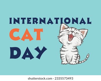 A vector illustration of a cat can be an ideal way to celebrate Cat Day. It can capture the warmth and affection people have for their feline friends, and convey important messages about cat 