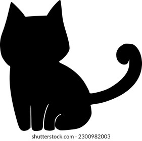 vector illustration of cat icon