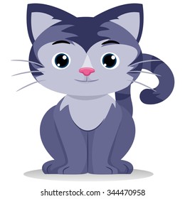 Vektorillustration Illustration einer Katze