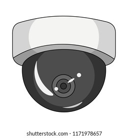 Vector illustration of cctv and camera icon. Collection of cctv and system stock symbol for web.