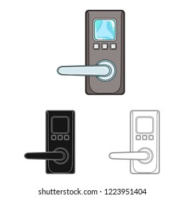 Vector illustration of cctv and camera icon. Set of cctv and system stock vector illustration.