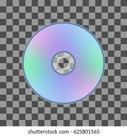 vector illustration of CD or DVD. CD or DVD for your content.