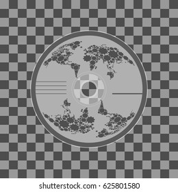 vector illustration of CD or DVD. CD or DVD for your content.