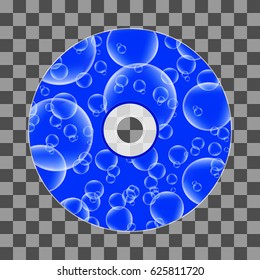 vector illustration of CD or DVD. CD or DVD for your content.