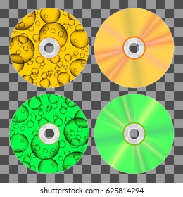 vector illustration of CD or DVD. CD or DVD for your content.