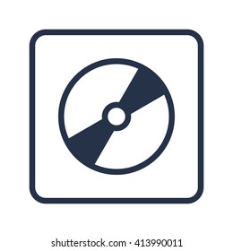 Vector illustration of cd icon. Premium quality web icon