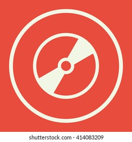 Vector illustration of cd icon. Premium quality web icon