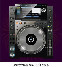 A vector illustration for CDJ