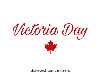 Vector Illustration to Celebrate Victoria Day. 