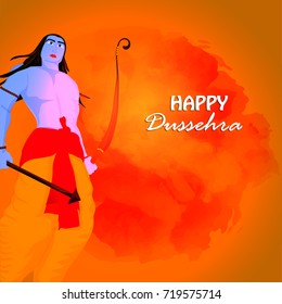 vector illustration for celebrating Dussehra.