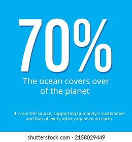 Vector illustration for celebrating World oceans day..