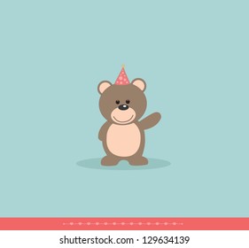 Vector illustration. Celebration card