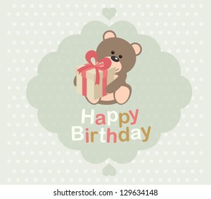 Vector illustration. Celebration card