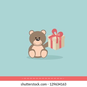 Vector illustration. Celebration card