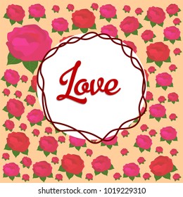 Vector Illustration for celebration of Happy Valentine's Day.