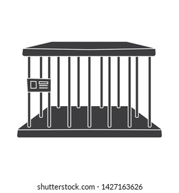 Vector illustration of cell and empty icon. Set of cell and metal stock vector illustration.