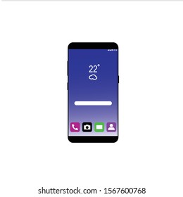 Vector illustration of a cellphone on eps 10 can be used for graphic design
